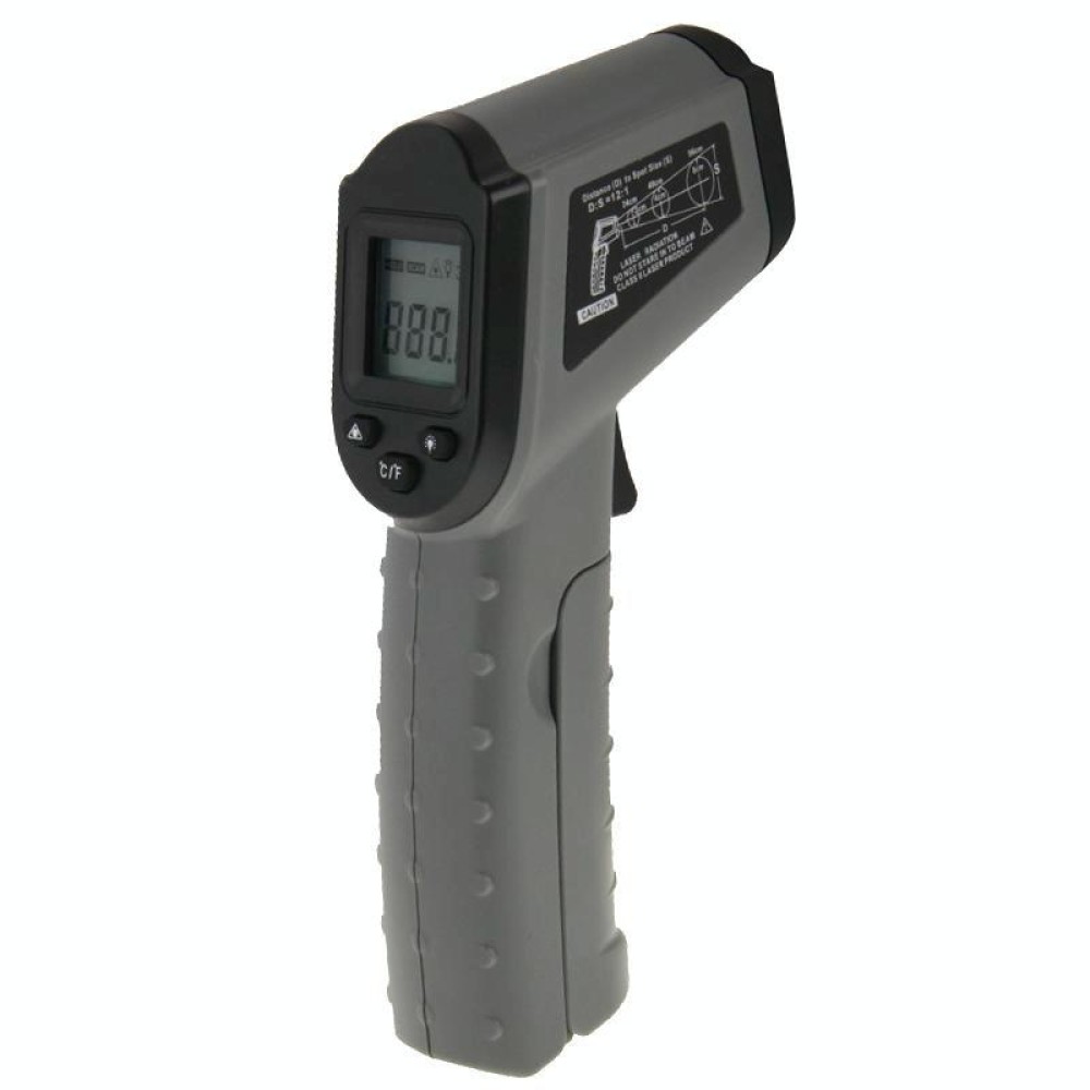 DT-8500 LCD Digital Infrared Thermometer, Temperature Range: -50-500 Celsius Degree(Grey)
