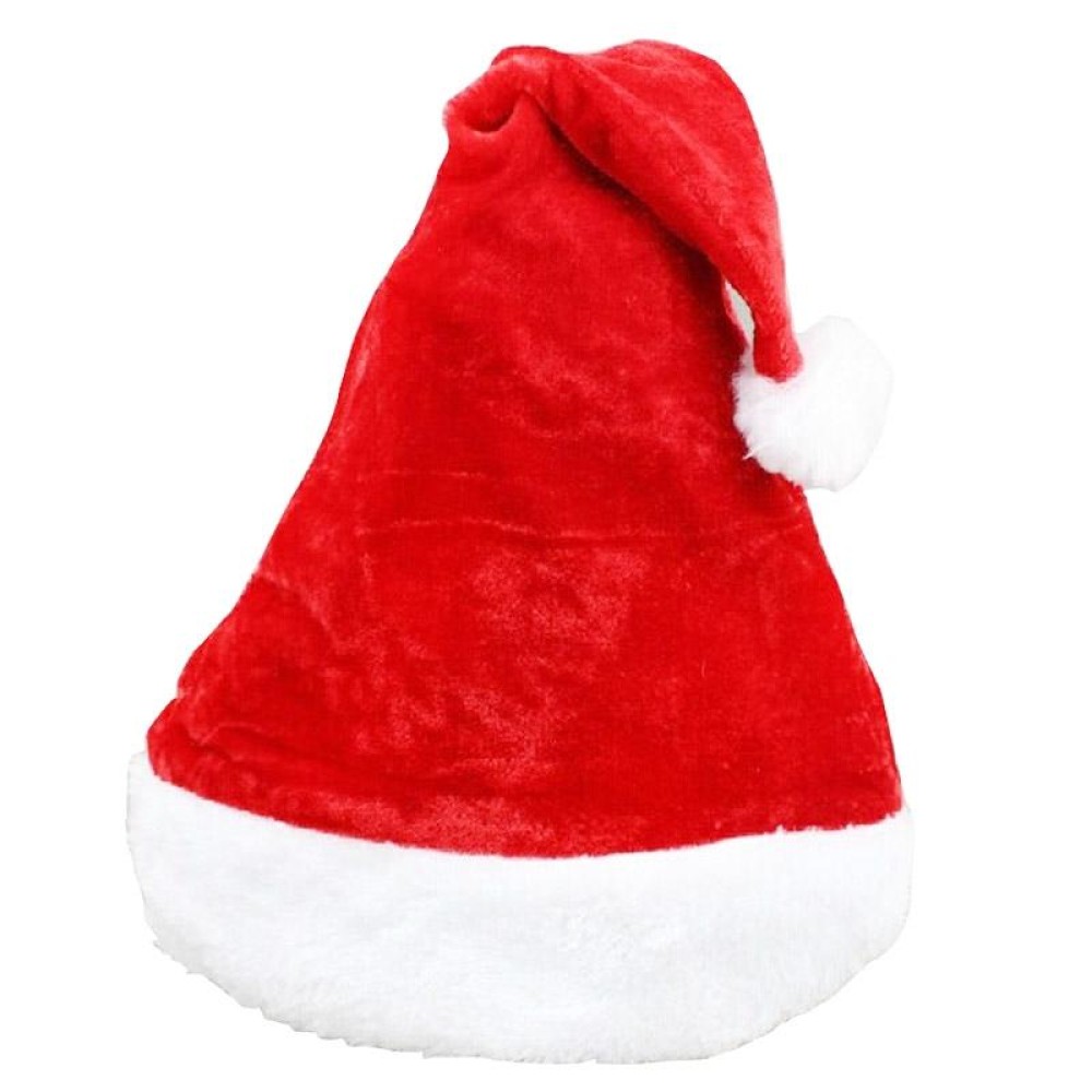 Christmas Party Santa Hat Red & White Cap Christmas Hat, Size: 38cm x 29cm