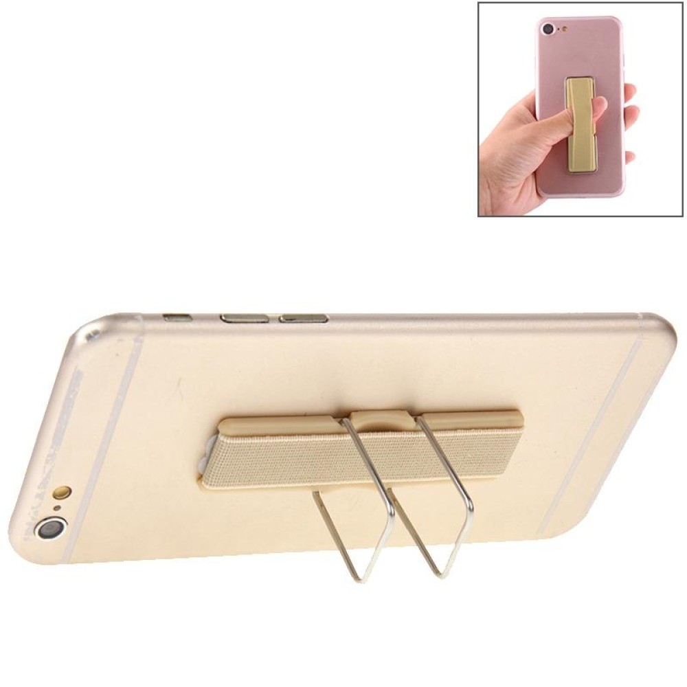 Universal Mini Foldable Holder Stand with Finger Grip(Gold)