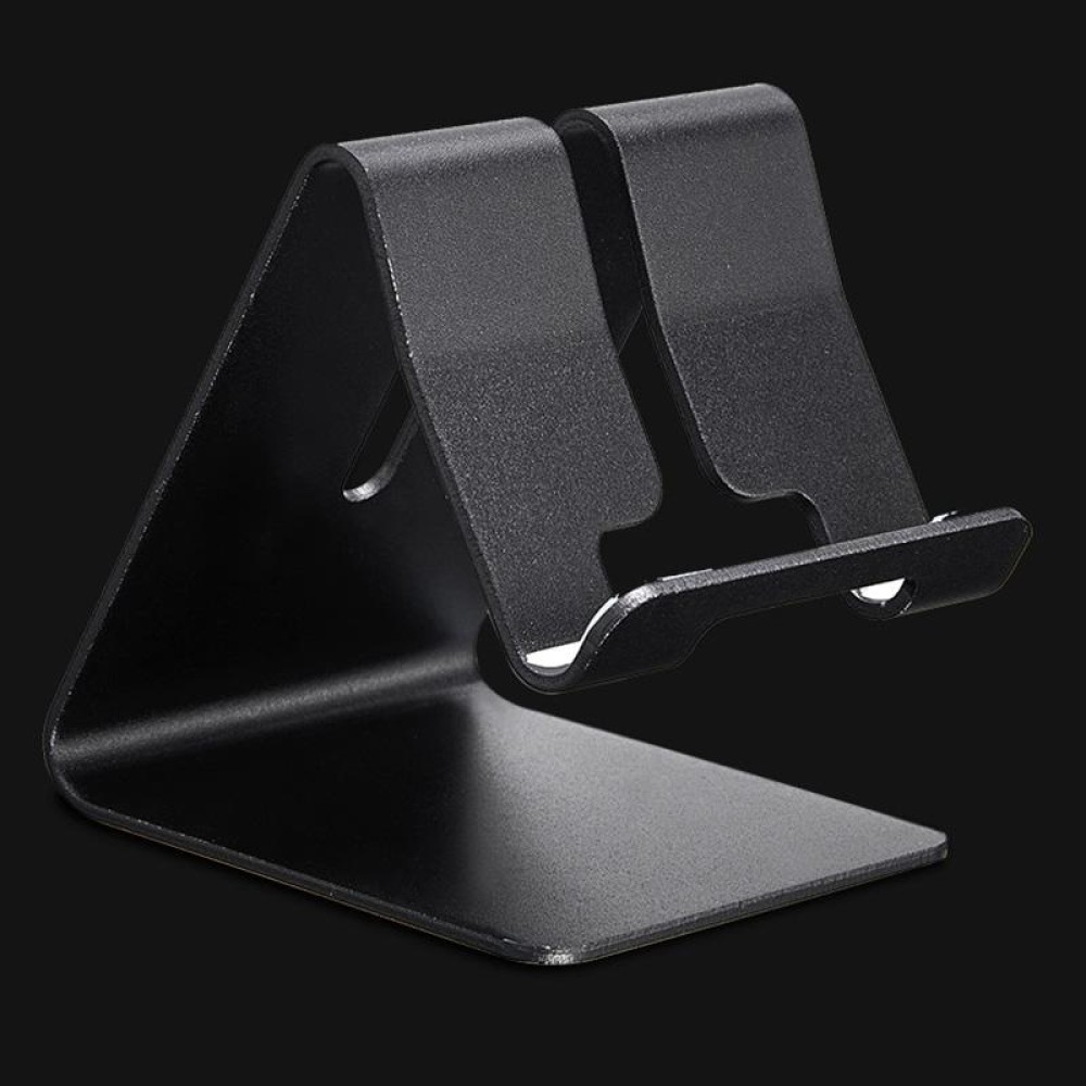 Aluminum Stand Desktop Holder for iPad, iPhone, Galaxy, Huawei, Xiaomi, HTC, Sony, and other Mobile Phones or Tablets(Black)