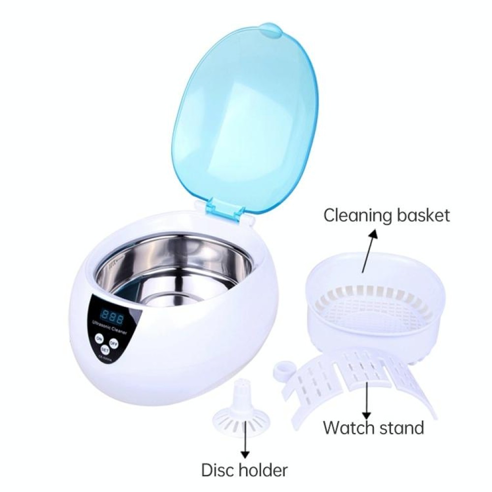 Stainless Steel Tank Digital Ultrasonic Cleaner with LCD Display for Jewelry / Watch / Denture