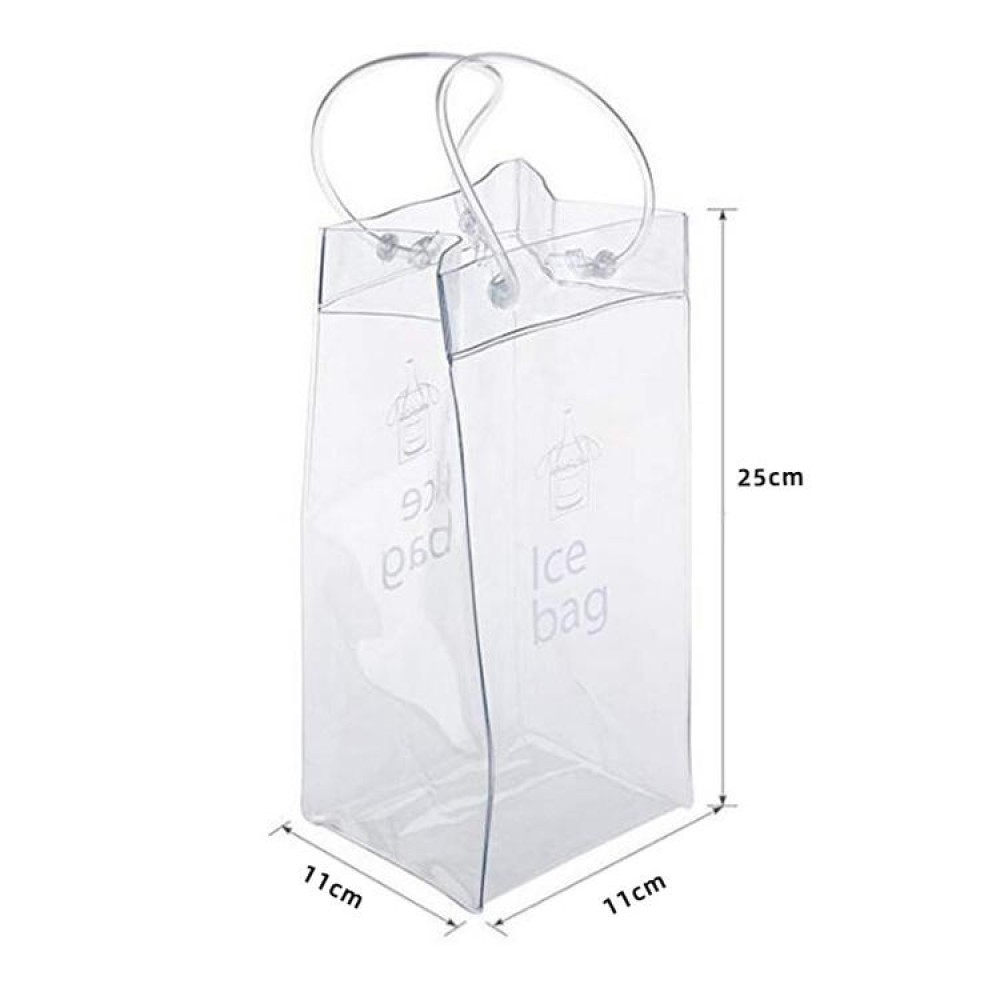 High Quality PVC Ice Bag for Wine(Transparent)