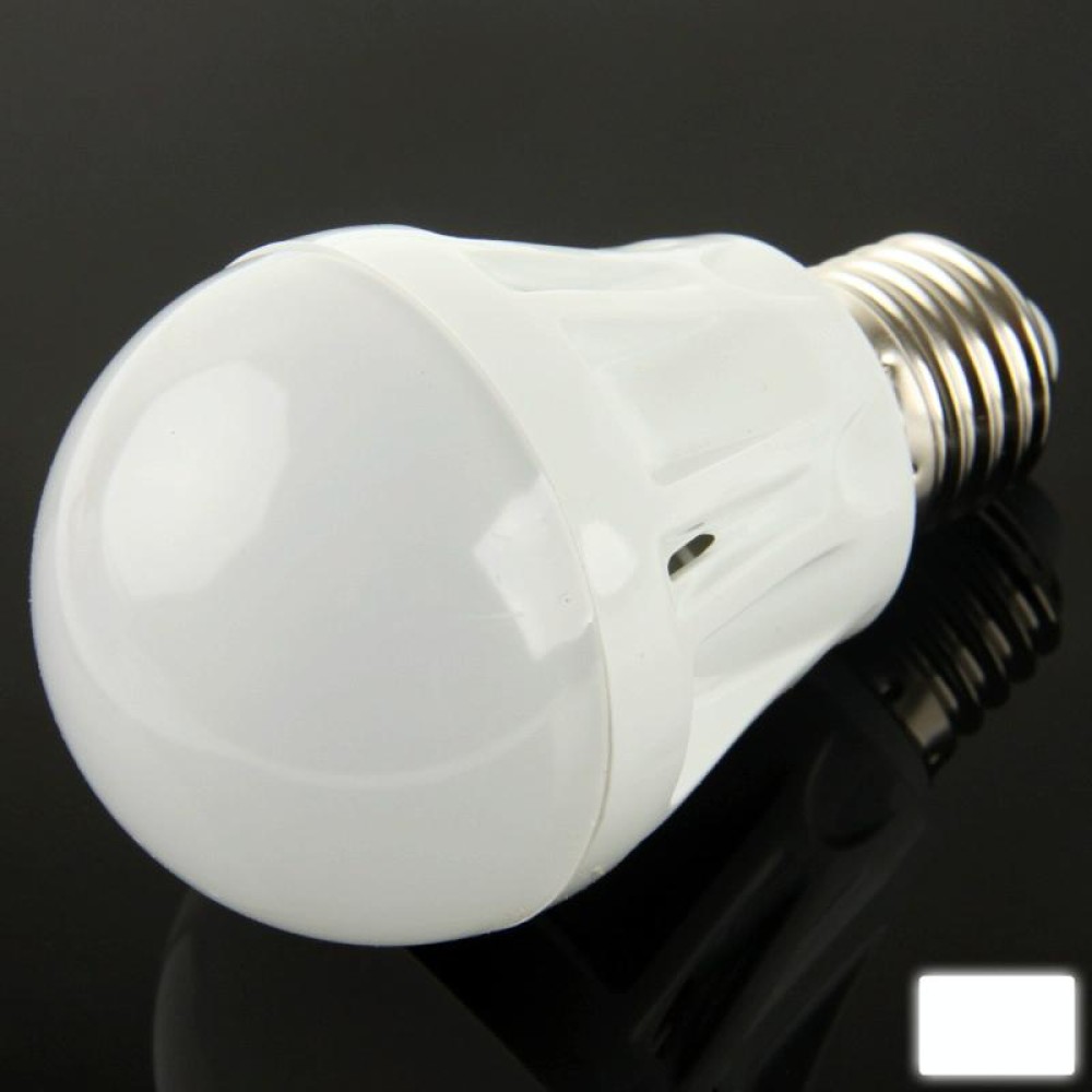 E27 5W Ball Steep Light Bulb, 18 LED SMD 2835, White Light, AC 220V
