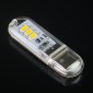 1.5W Flash Disk Style USB Light, 140LM 3 LED SMD 5630 Warm White Light with Touch Switch