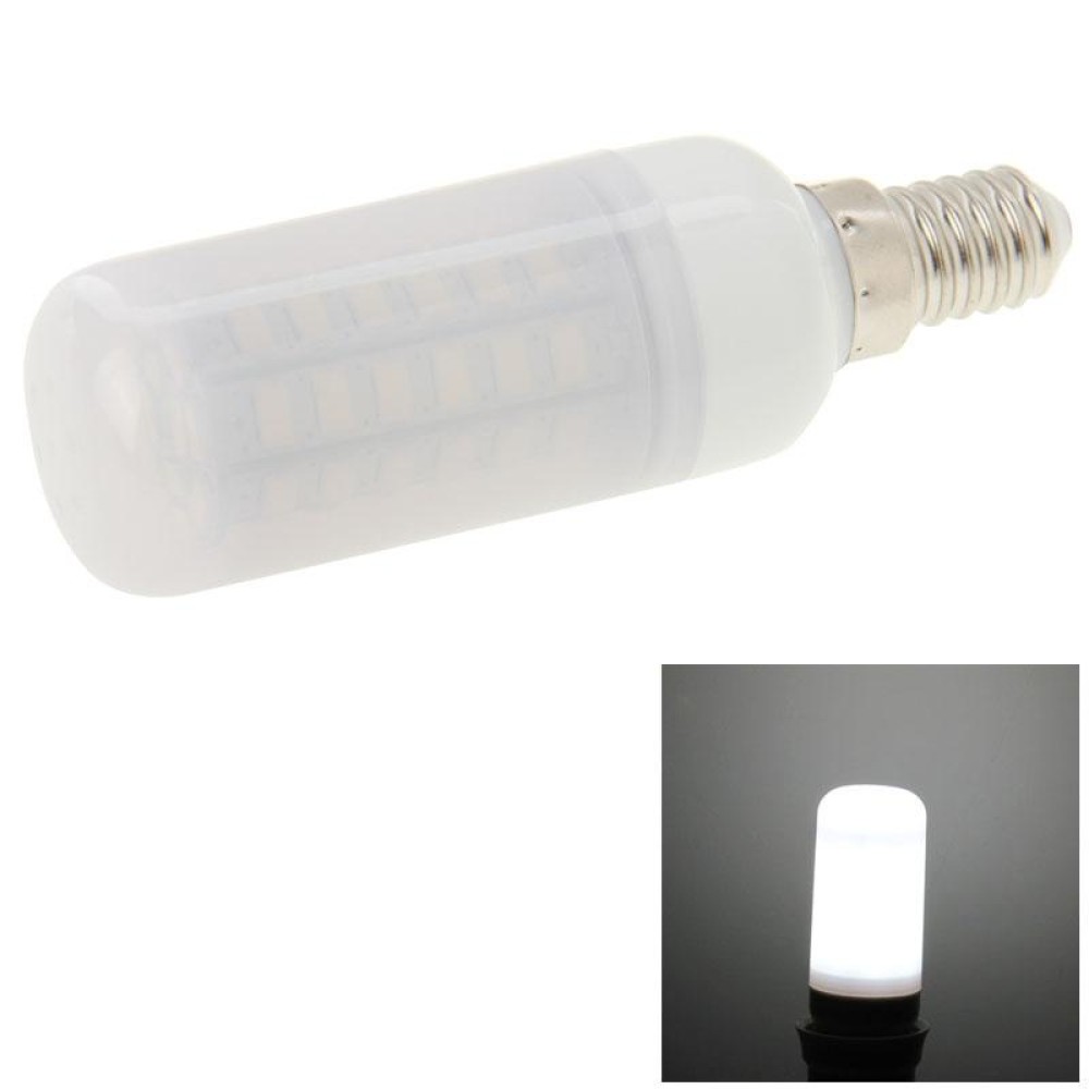 E14 6.5W 560LM Corn Light Bulb, 60 LED SMD 5730, White Light, AC 220-240V