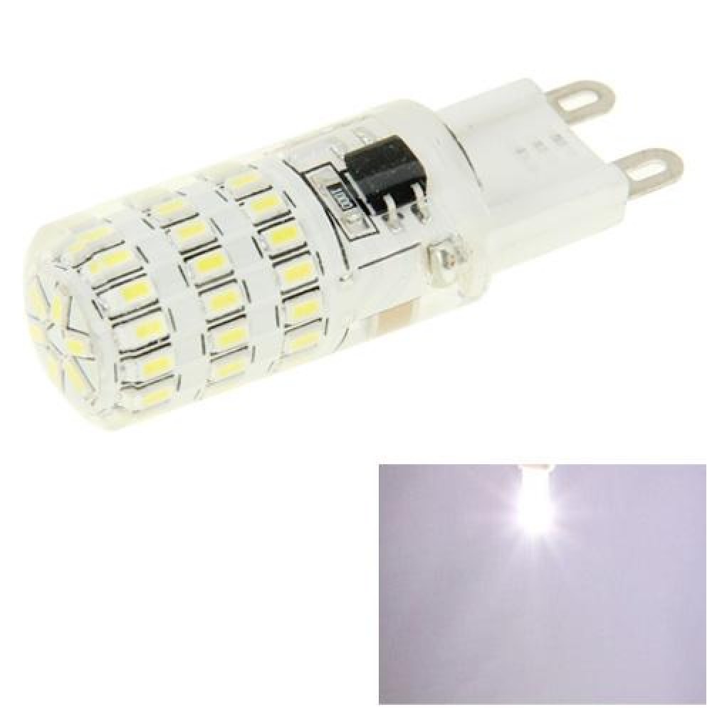 G9 3W 300LM Corn Light Bulb, 45 LED SMD 3014, White Light, AC 220V