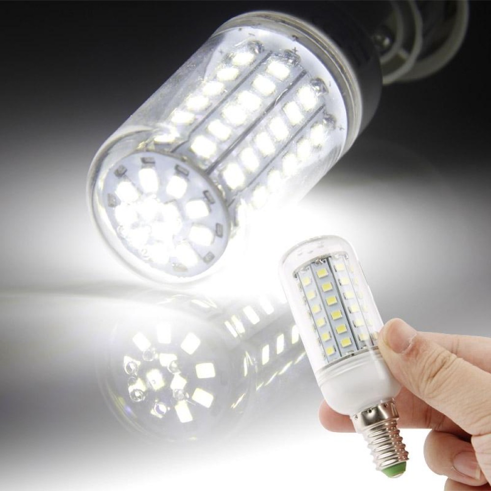 E14 6W 500LM Corn Light Lamp Bulb, 75 LED SMD 2835, AC 220-240V