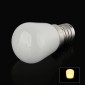 E12 2W Ball Steep Light Bulb, 100LM, 2800-3200K Warm White Light, AC 100-240V