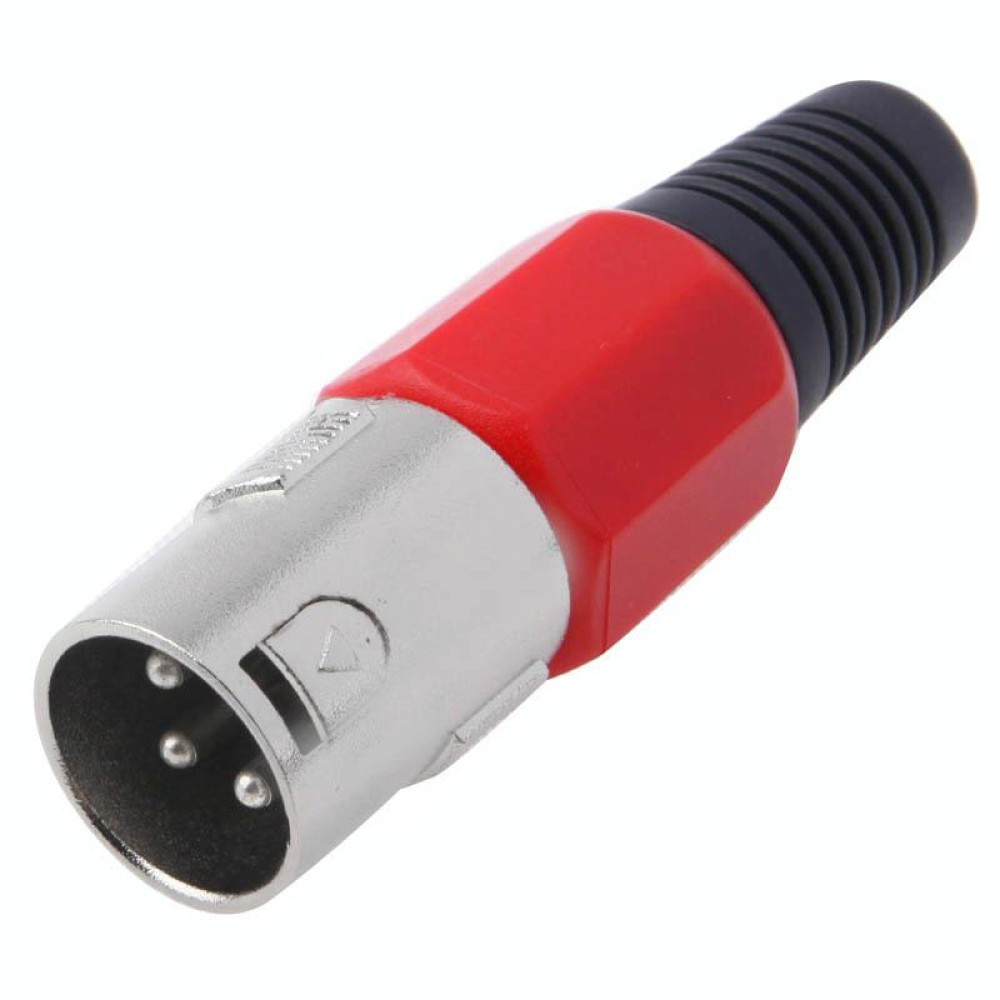 3 Pin XLR Male Plug Microphone Connector Adapter