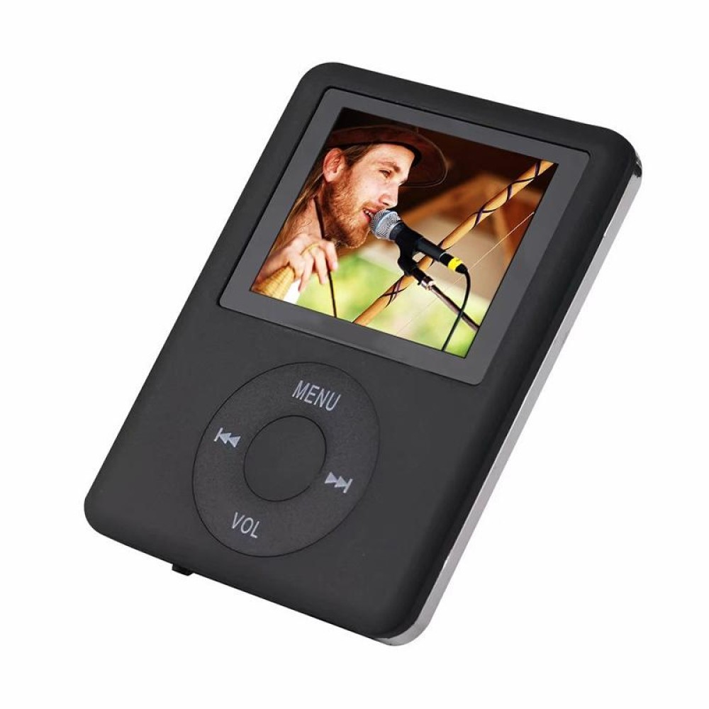 1.8 inch TFT Screen MP4 Player with TF Card Slot, Support Recorder, FM Radio, E-Book and Calendar(Black)