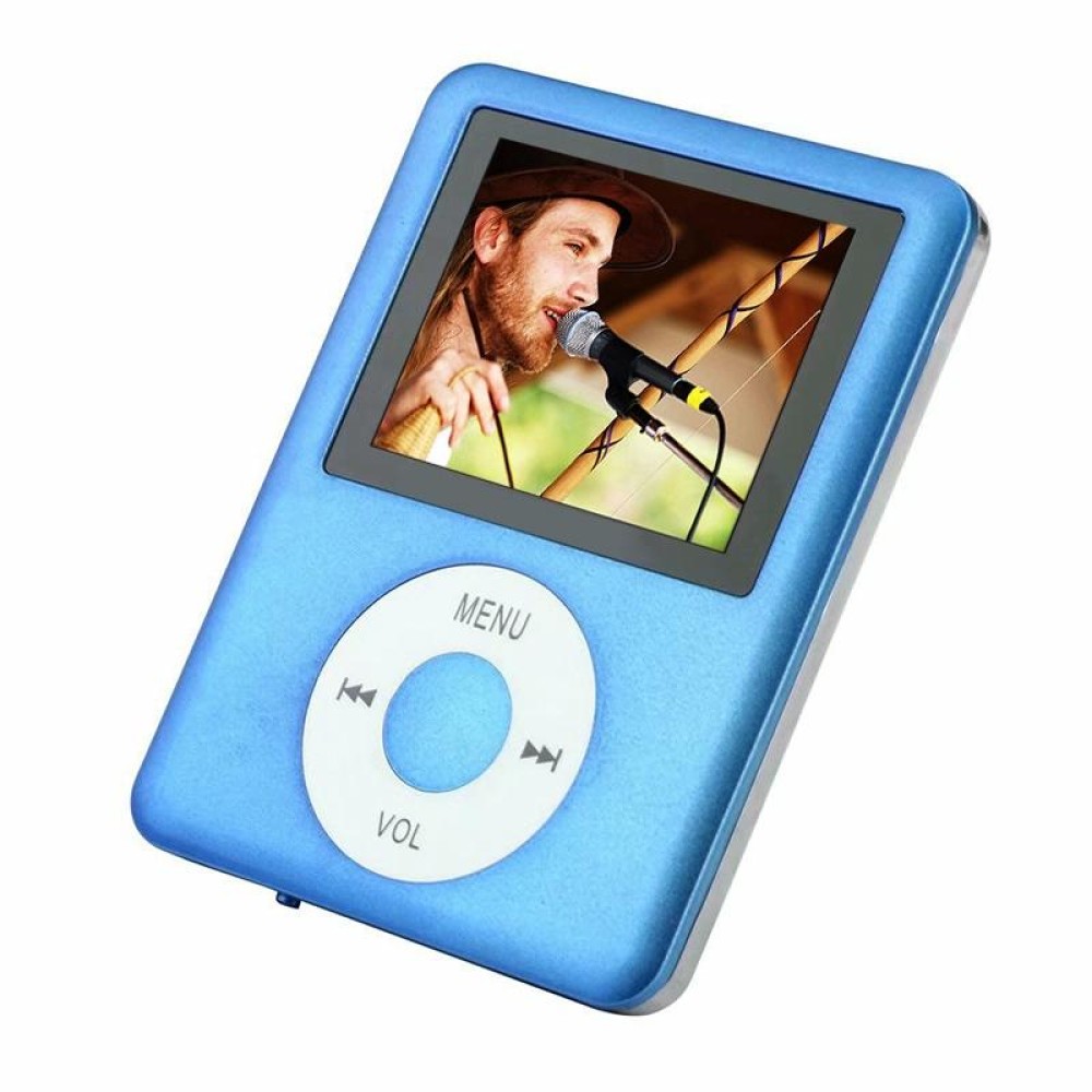 1.8 inch TFT Screen MP4 Player with TF Card Slot, Support Recorder, FM Radio, E-Book and Calendar(Baby Blue)
