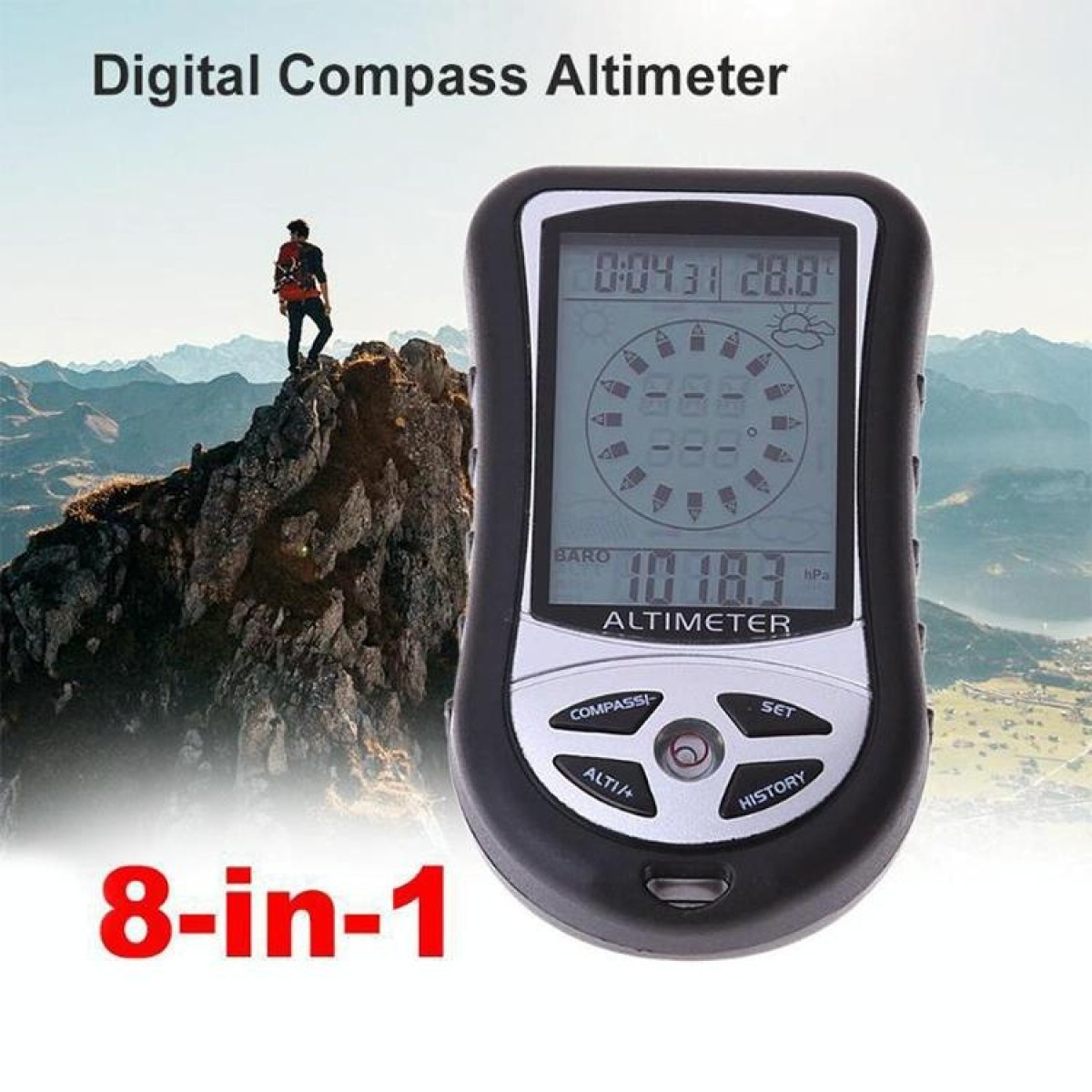Digital Compass Altimeter Barometer Thermo