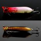 8cm Shrimp Mouth Type Water Surface Popper Lure Hit Water Waves Climb Fishing Bait, Random Color Delivery
