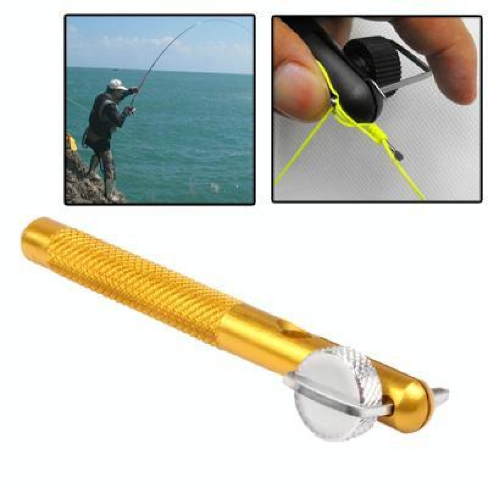 Hand Movement Tie The Hook Device Knotter(Gold)
