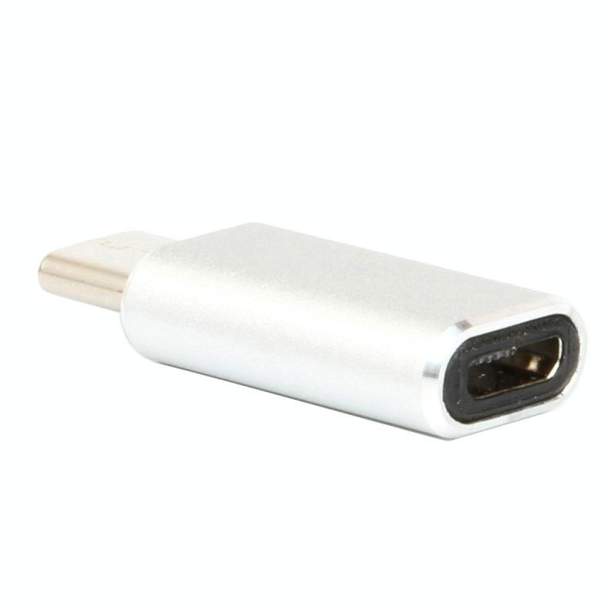 Aluminum Micro USB to USB 3.1 Type-C Converter Adapter(Silver)