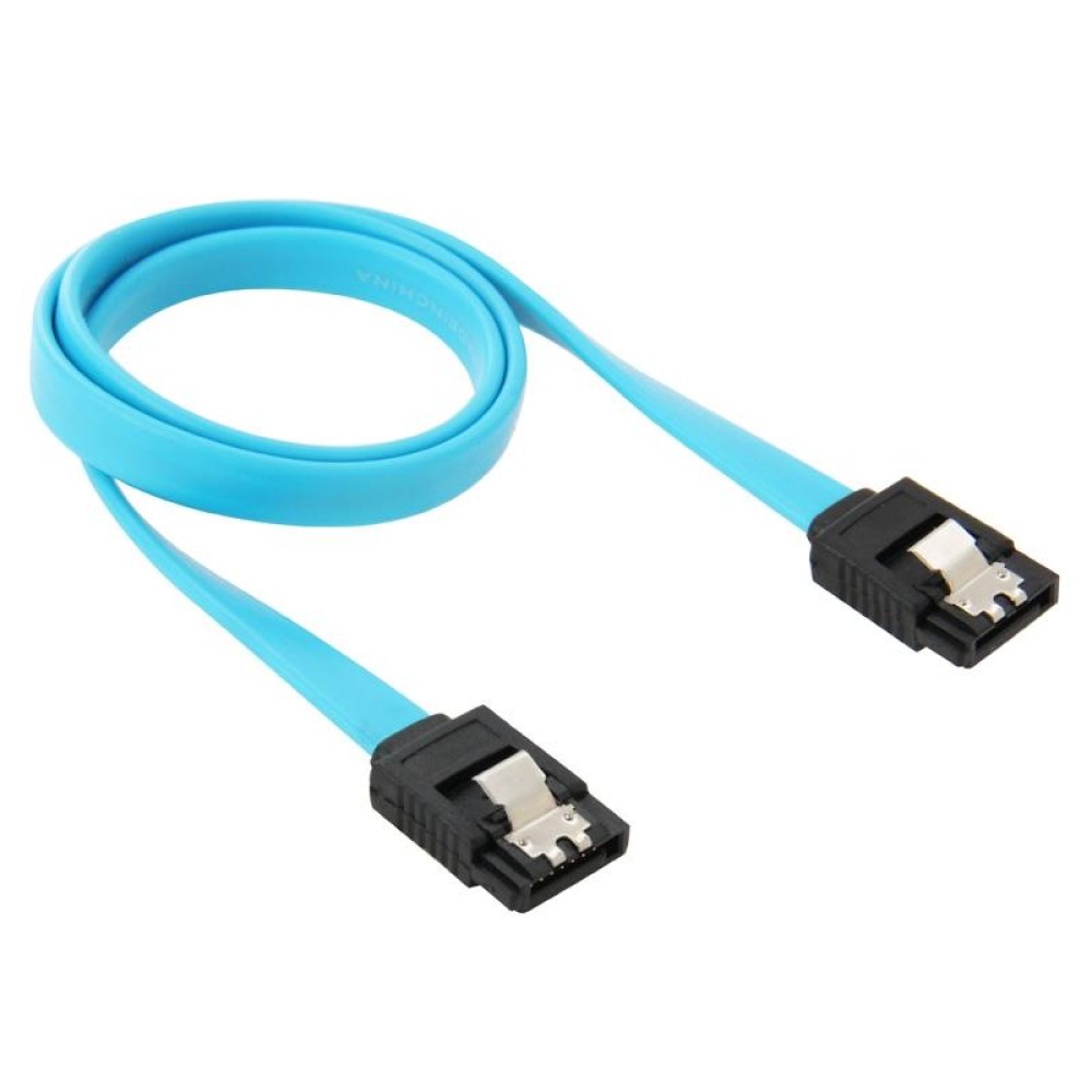 7 Pin SATA 3.0 Female to 7 Pin SATA 3.0 Female HDD Data Cable, Length: 50cm(Blue)