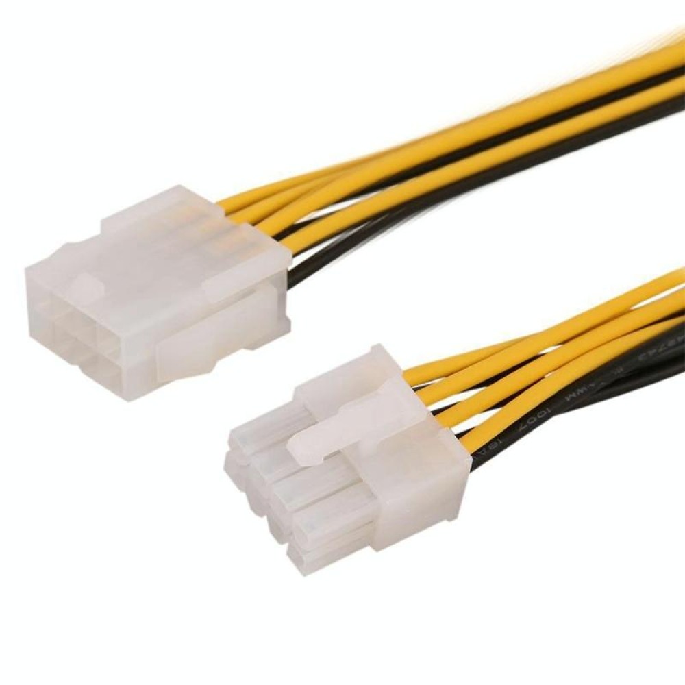 8 pin Male to 8 pin Female Power Extension Cable