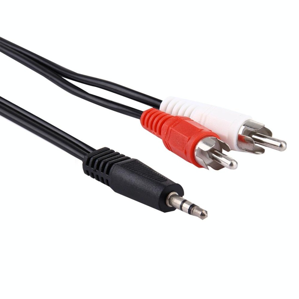 Good Quality Jack 3.5mm Stereo to RCA Male Audio Cable, Length: 1.5m