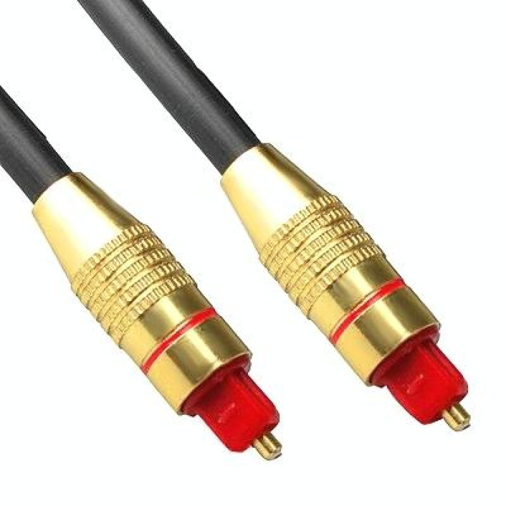 Digital Audio Optical Fiber Toslink Cable, OD: 5.0mm, Length: 1.5m