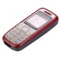 Full Housing Cover (Front Cover + Middle Frame Bezel + Battery Back Cover) for Nokia 1200 / 1208 / 1209(Red)