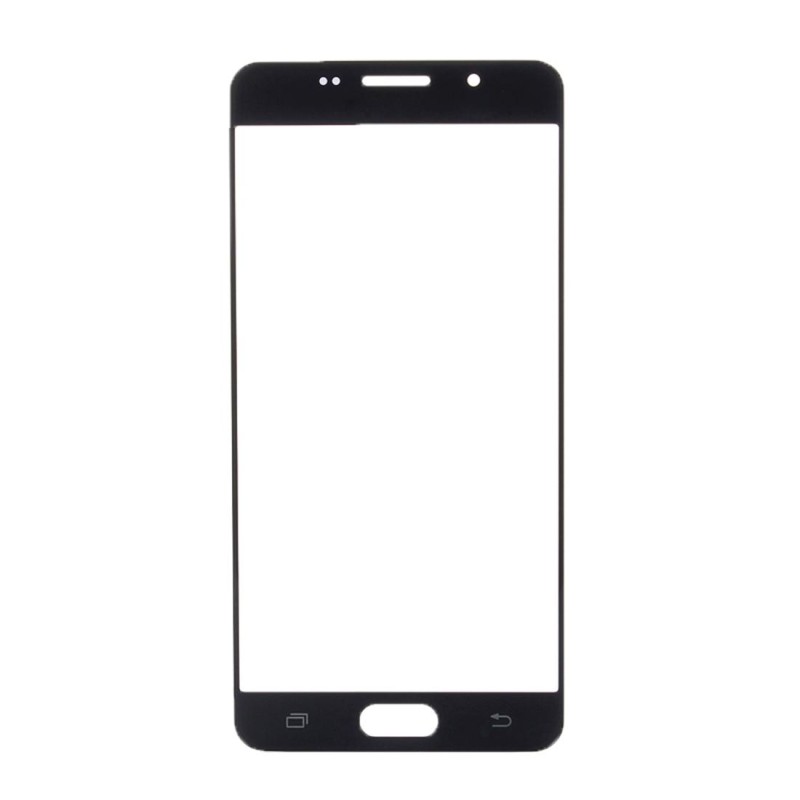 For Galaxy A5 (2016) / A510 Front Screen Outer Glass Lens (Black)