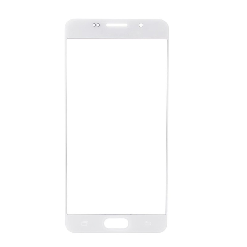 For Galaxy A5 (2016) / A510 Front Screen Outer Glass Lens (White)