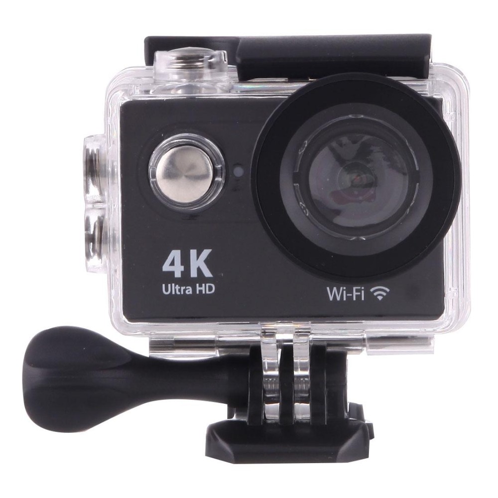 H9 4K Ultra HD1080P 12MP 2 inch LCD Screen WiFi Sports Camera, 170 Degrees Wide Angle Lens, 30m Waterproof(Black)