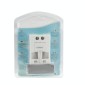 Universal US / EU / AU / UK Travel AC Power Adaptor Plug with USB Charger Socket(White)
