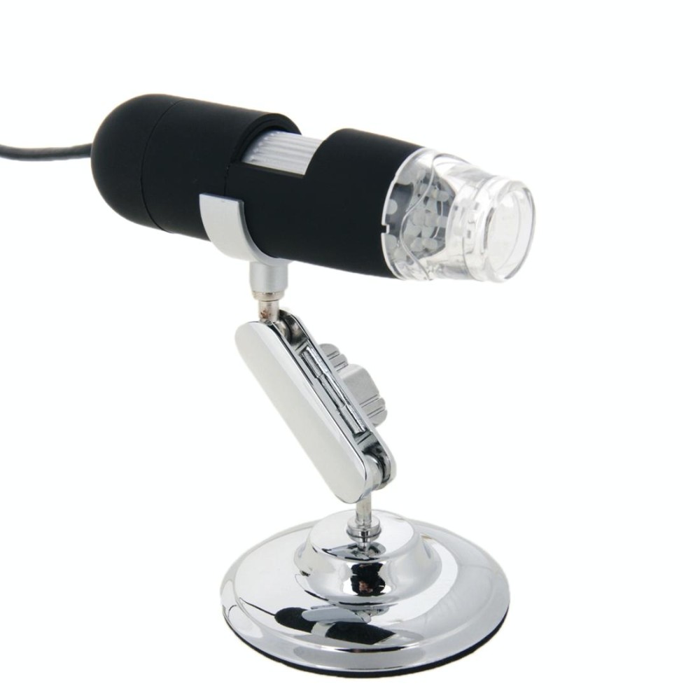 1.3 Mega Pixels 500X USB 2.0 Digital Microscope with 8 LED(Black)
