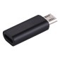8 Pin Female to Micro USB Male Metal Shell Adapter, For Samsung / Huawei / Xiaomi / Meizu / LG / HTC and Other Smartphones(Black)