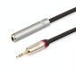 REXLIS TC128MF 3.5mm Male to 6.5mm Female Audio Adapter Cable, Length: 60cm