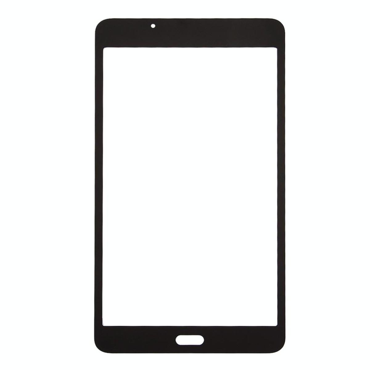 For Galaxy Tab A 7.0 (2016) / T280  Front Screen Outer Glass Lens (Black)