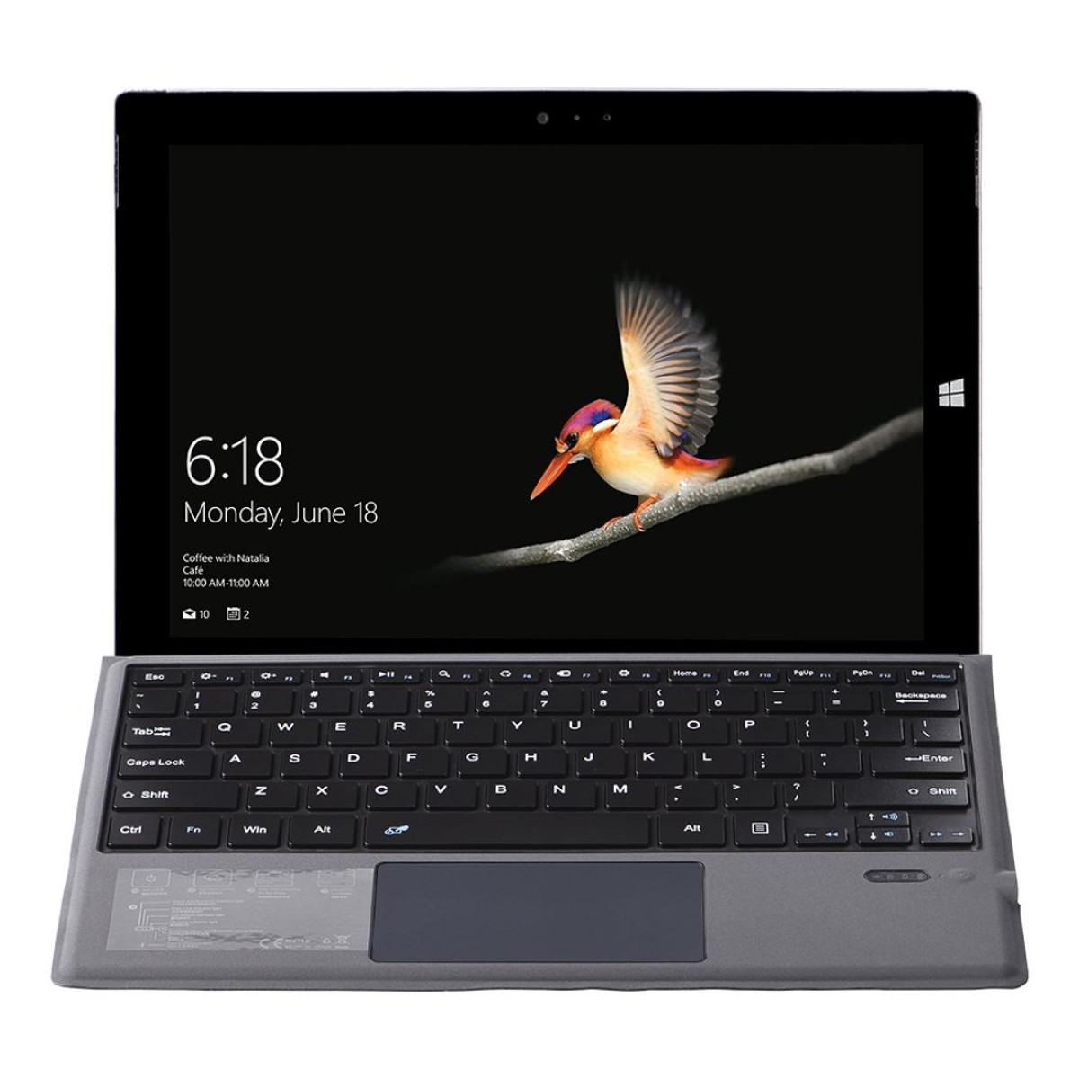 1089A-C For Microsoft Surface pro3 / pro4 / pro 2017 / pro6 / pro7 Universal Magnetic Adsorption Bluetooth 3.0 Keyboard Leather Tablet Case