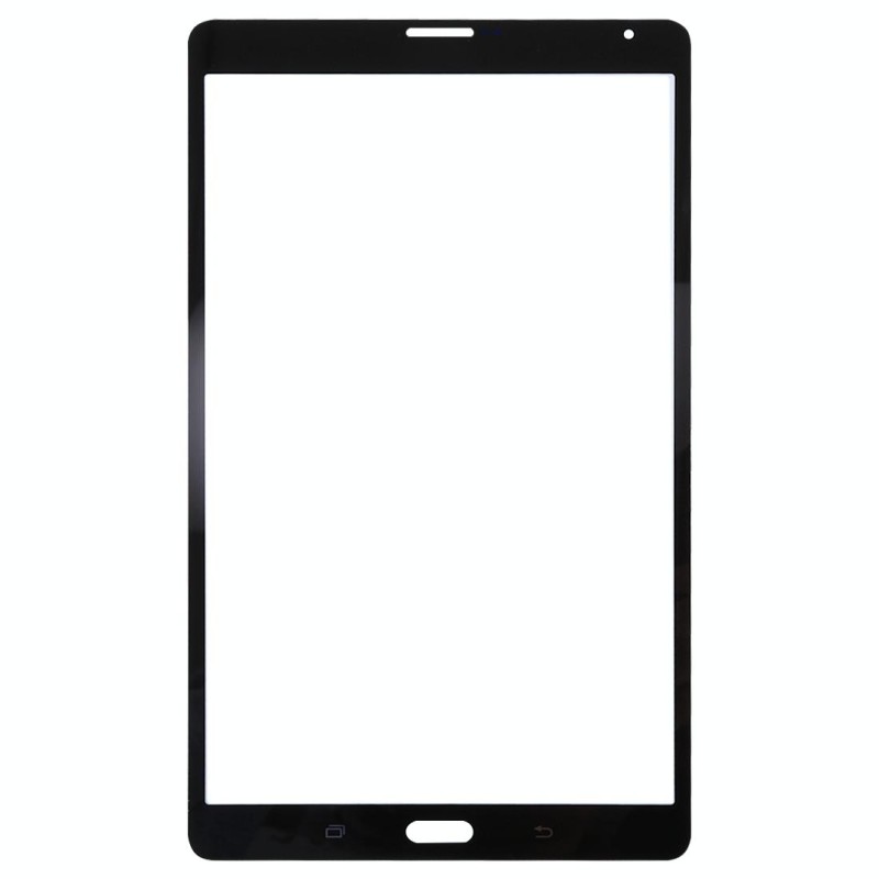 For Galaxy Tab S 8.4 LTE / T705 Front Screen Outer Glass Lens (Black)