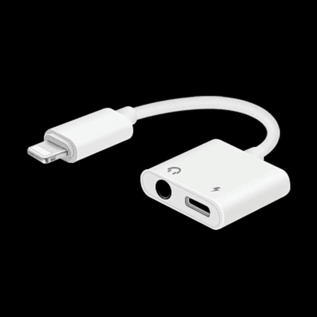2 in 1 3.5mm to USB-C / Type-C Audio Charging Converter Adapter(White)