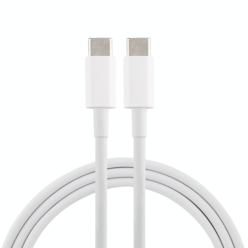 PD 5A USB-C / Type-C Male to USB-C / Type-C Male Fast Charging Cable, Cable Length: 1.5m (White)