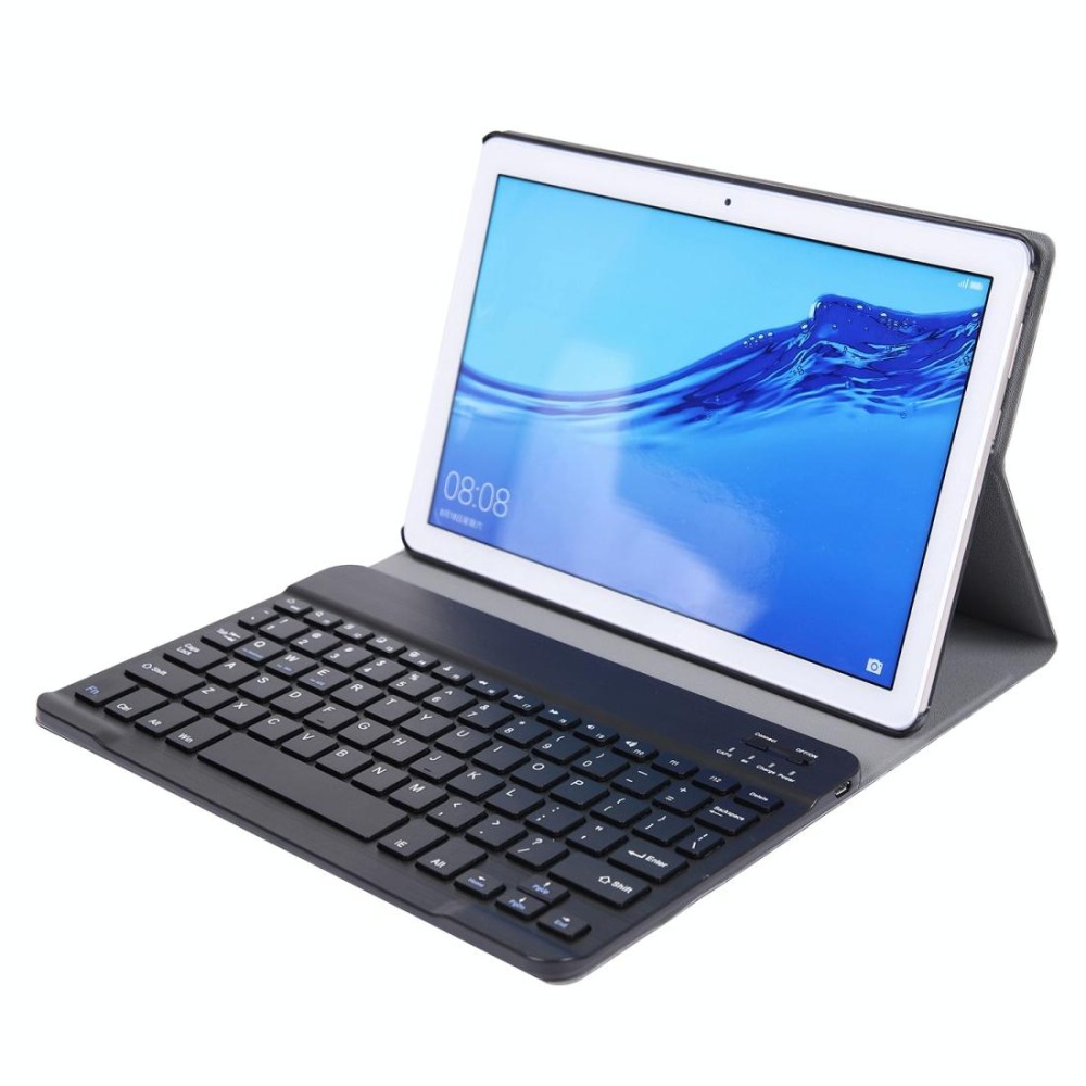 ABS Ultra-thin Split Bluetooth Keyboard Tablet Case for Huawei M5 / C5 10.1 inch, with Bracket Function(Black)