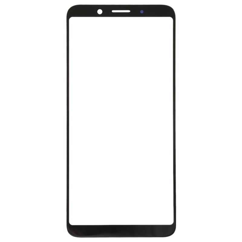For OPPO A73 Front Screen Outer Glass Lens (Black)
