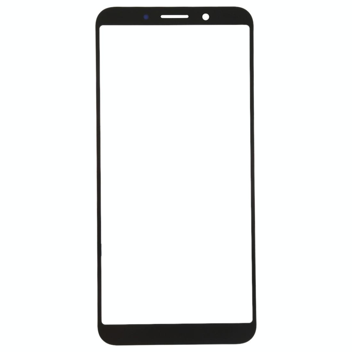 For OPPO A83 Front Screen Outer Glass Lens (Black)