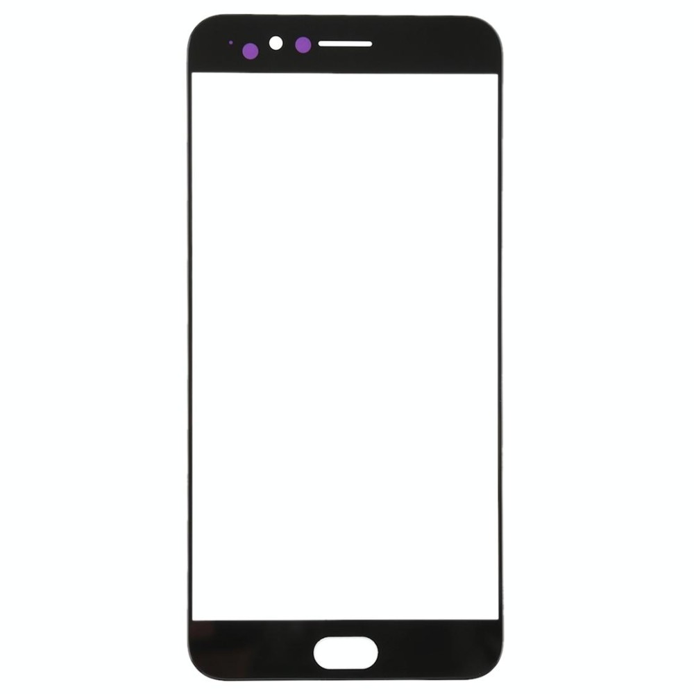 For OPPO R11 Plus Front Screen Outer Glass Lens (Black)