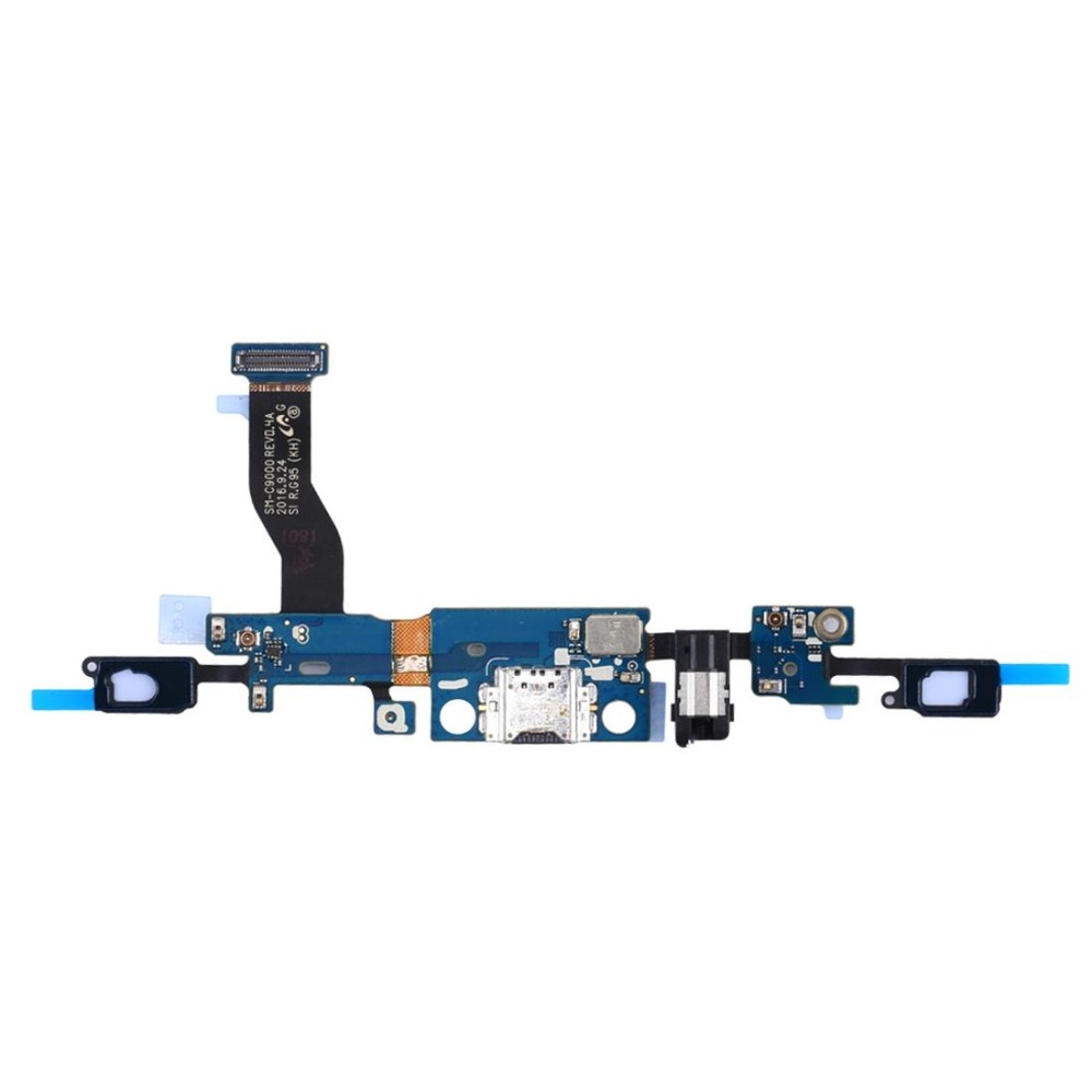 For Galaxy C9 Pro Charging Port + Earphone Jack Flex Cable
