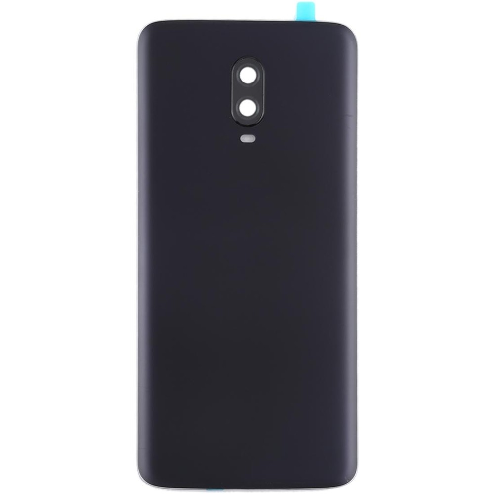For OnePlus 6T Original Battery Back Cover with Camera Lens (Frosted Black )