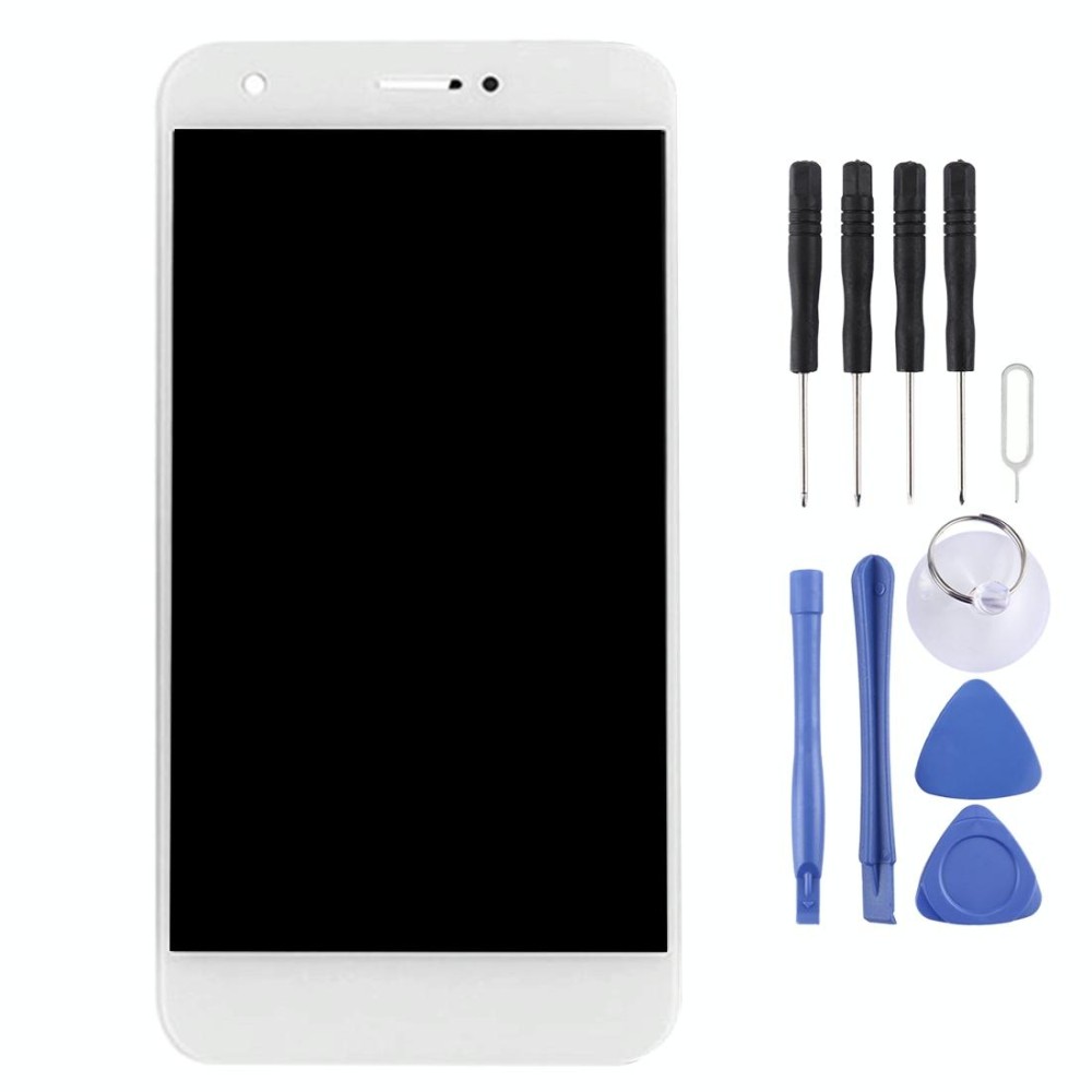 OEM LCD Screen for ZTE Blade A512 with Digitizer Full Assembly (White)