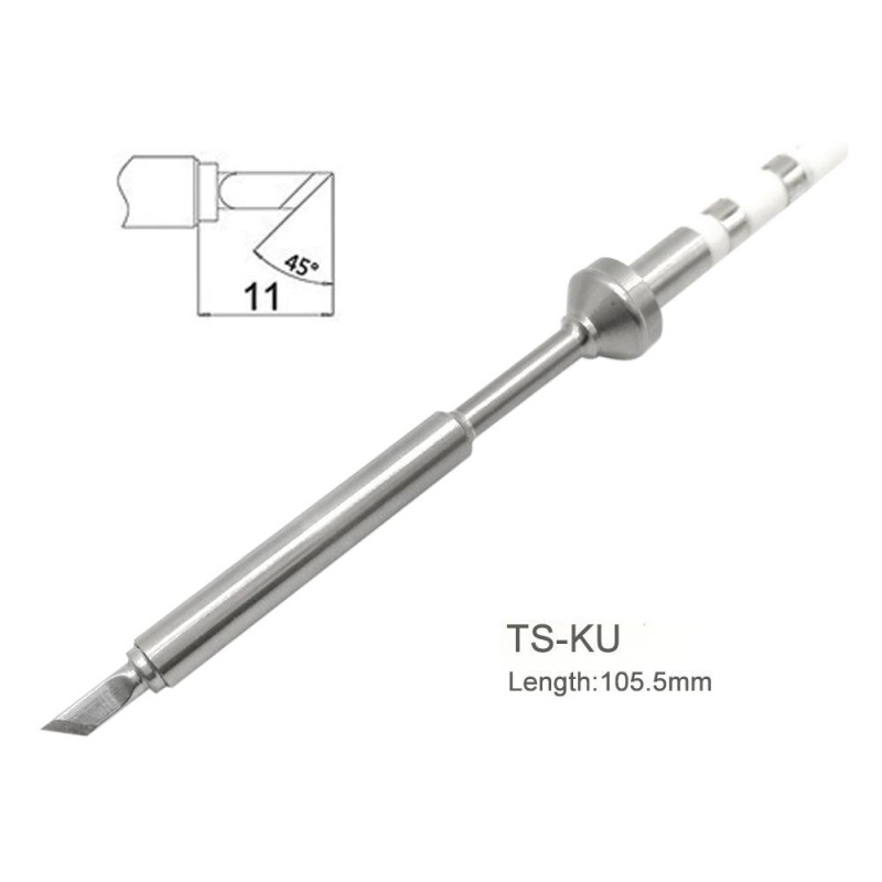 QUICKO TS100 Lead-free Electric Soldering Iron Tip, TS-KU