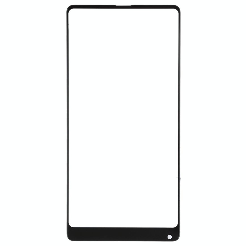 Front Screen Outer Glass Lens for Xiaomi Mi Mix2(Black)