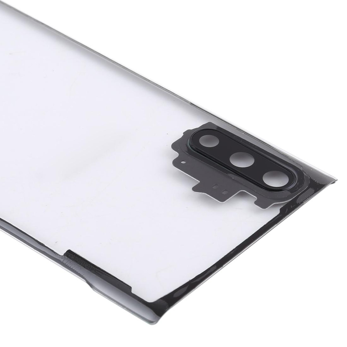 For Samsung Galaxy Note 10 N970 N9700 Transparent Battery Back Cover with Camera Lens Cover (Transparent)