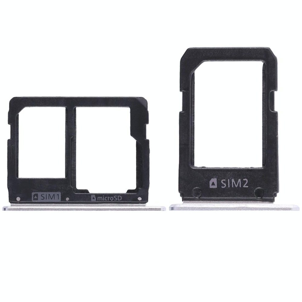 For Galaxy A5108 / A7108 2 SIM Card Tray + Micro SD Card Tray (White)