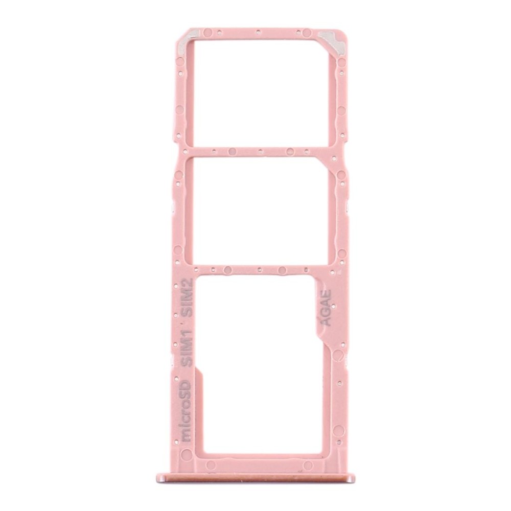 For Samsung Galaxy A71 SIM Card Tray + SIM Card Tray + Micro SD Card Tray (Pink)