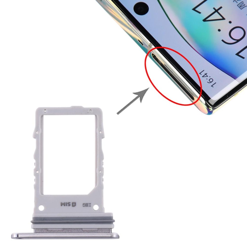 For Samsung Galaxy Note10+ 5G SIM Card Tray (Grey)