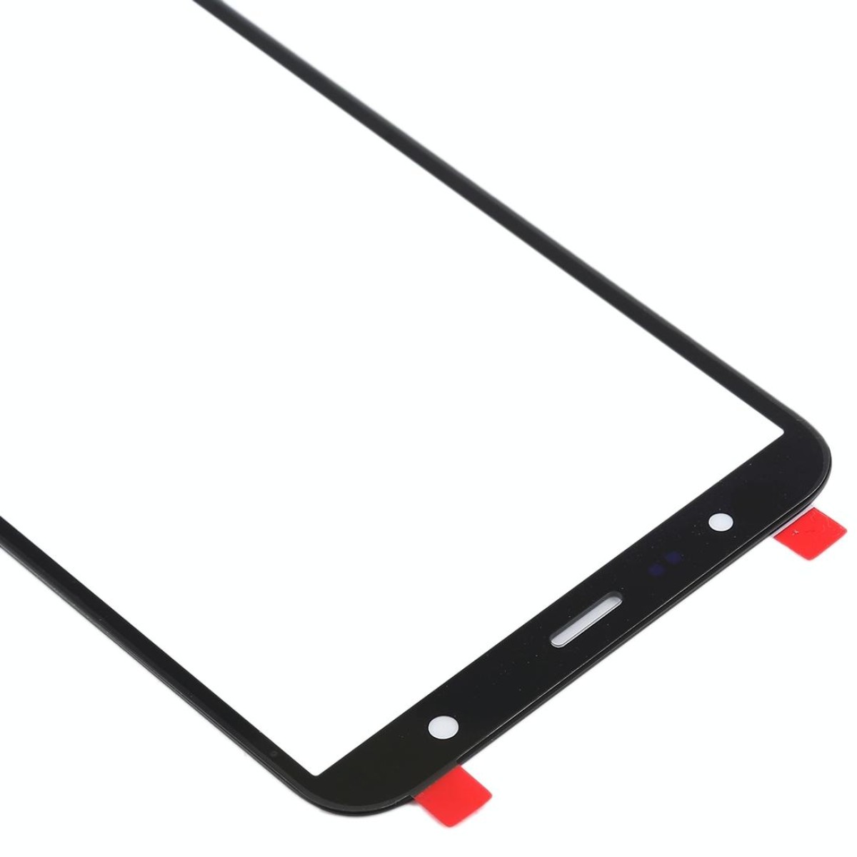 For Galaxy J4+ / J6+ / J610 Front Screen Outer Glass Lens (Black)